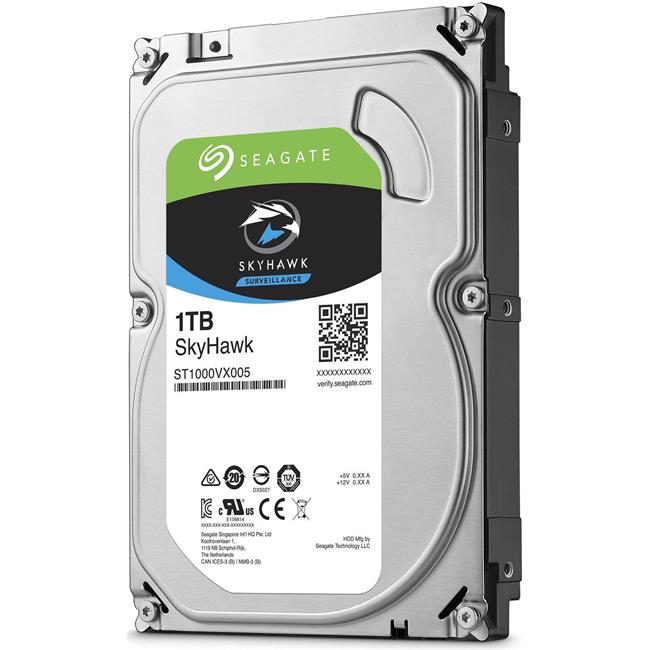 1 TB SEAGATE 3.5 SKYHAWK SV35 5900RPM 64MB 7/24 GUVENLIK ST1000VX005 (RESMI DIST GARANTILI)