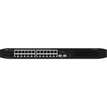 REYEE RG-ES226GC-P 24 PORT GIGABIT SMART POE SWITCH 2 SFP 370W 19'' KABNET TP ELK KASA